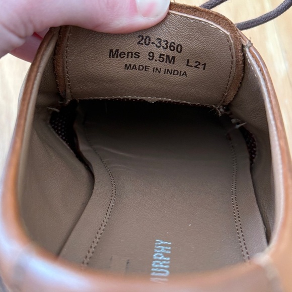 Johnston & Murphy Brown Leather Dress Shoes (Men’s 9.5) main image 6
